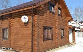 Наружная отделка деревянного дома из бревна