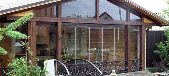 Деревянная веранда из бруса своими руками