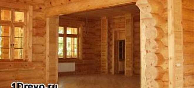 Выравнивание и выпрямление стен в бревенчатом доме