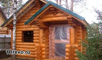 Готовый сруб бани