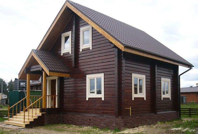 Дом из профилированного бруса