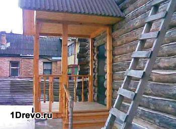 Крыльцо с козырьком