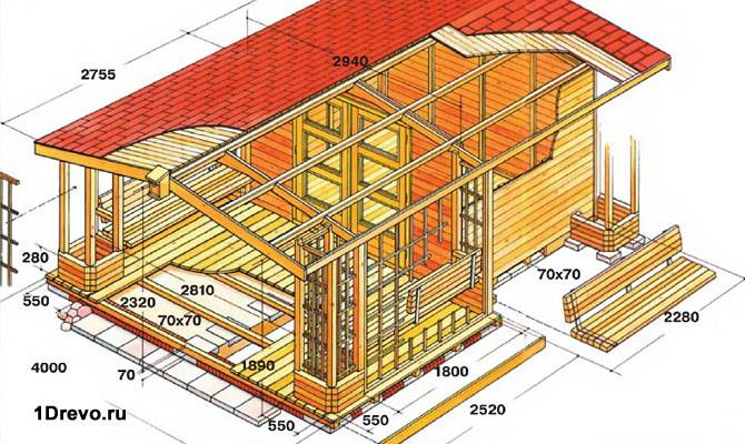 Схема домика Схема домика