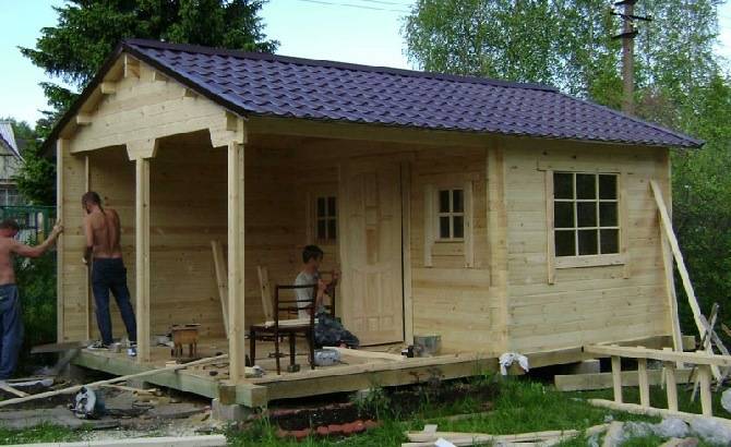 Дом из бруса экономкласса 