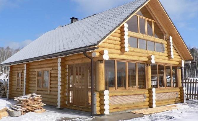 Дом из калиброванного бревна