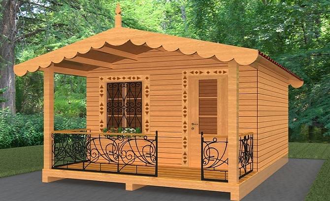 Планировка дома из бруса