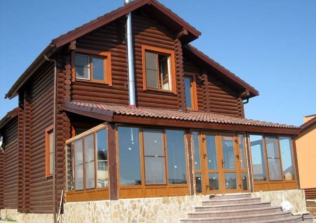 Закрытая остеклённая терраса