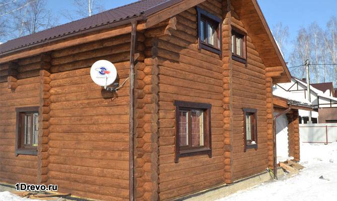 Чем отделать бревенчатый дом