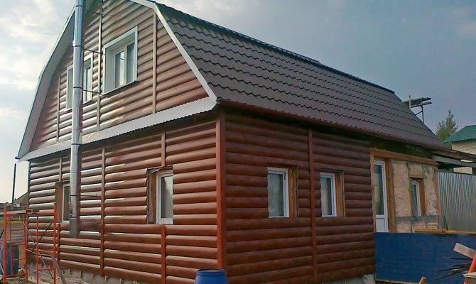 Минусы сайдинга под бревно