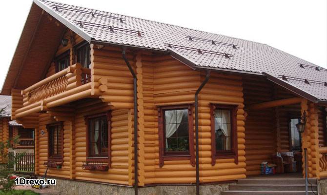 Дом из калиброванного бревна